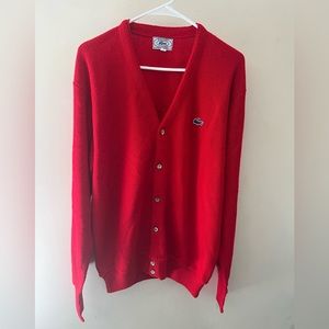 Lacoste cardigan size large